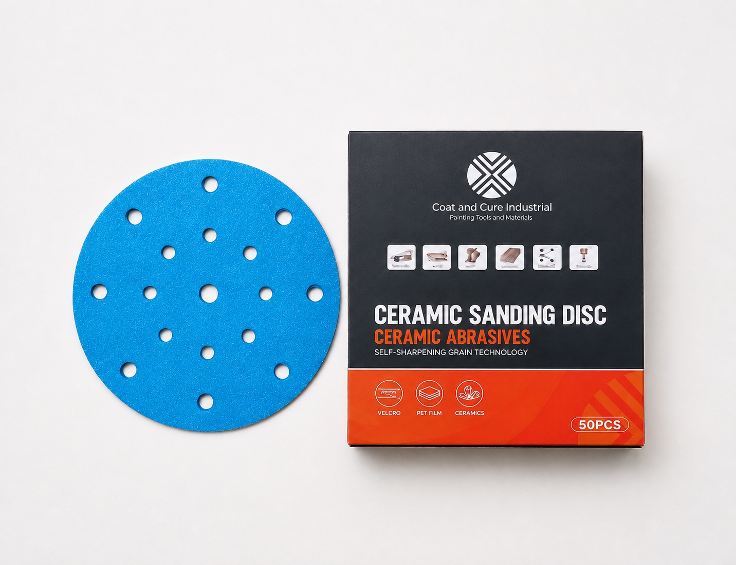 5 inch 125mm Ceramic Sanding Disc